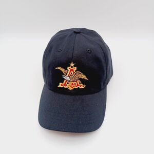 Anheuser-Busch Hat Mens Strapback Dad Cap Black Budweiser St Louis Brewery